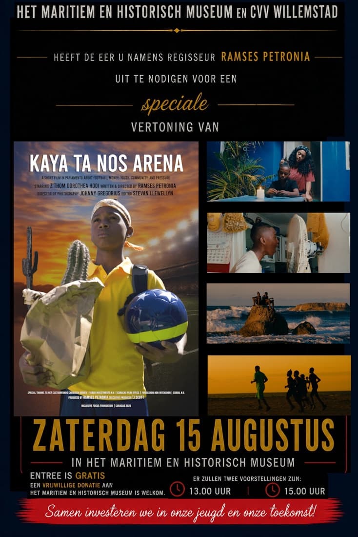 Poster van de korte film Kaya ta nos Arena van Ramses Petronia
